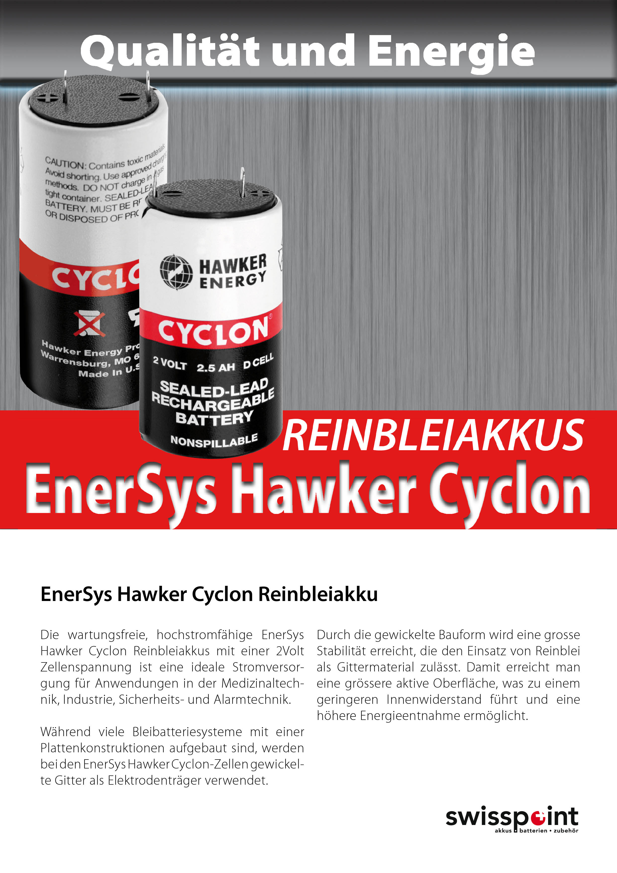 EnerSys Hawker Cyclon